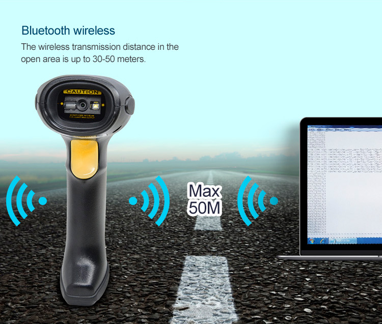 QR barcode scanner wireless scanner 