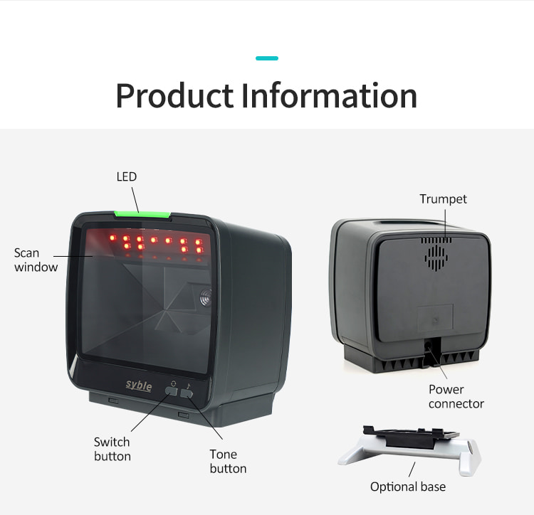 Chinese Desktop Omni Barcode Scanner Supplier