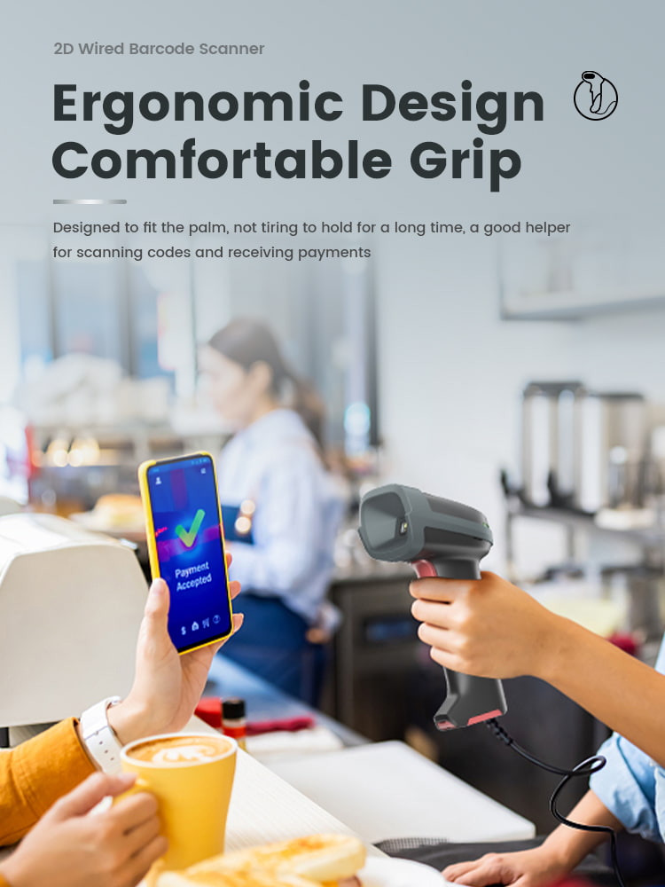 corded 1d/2d barcode scanner corded 1d/2d barcode scanner