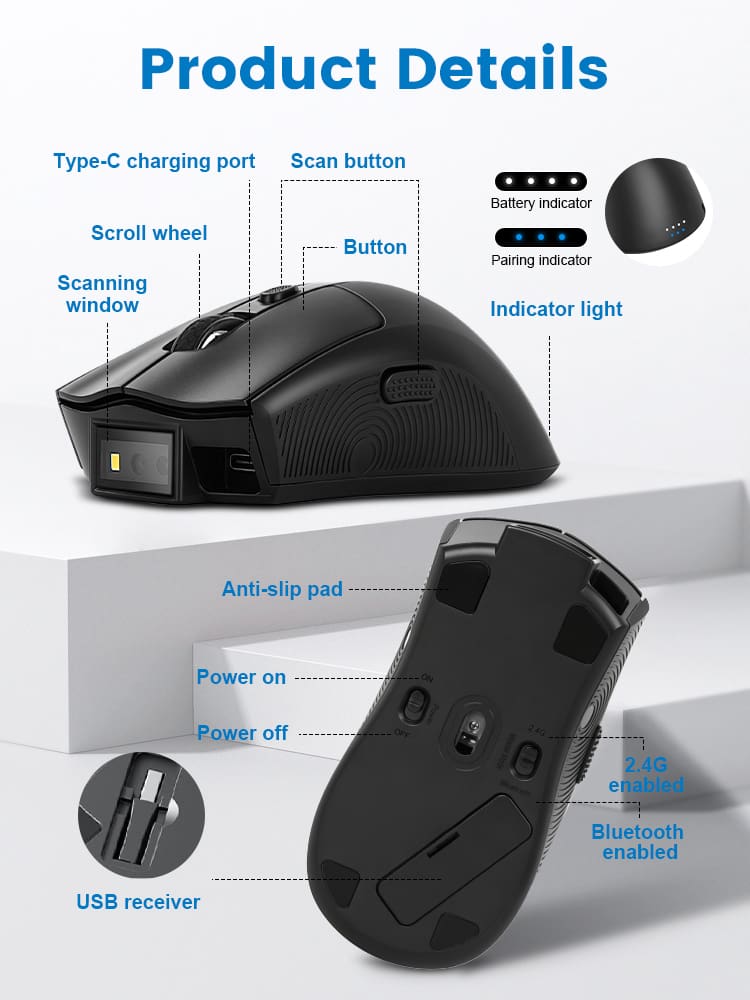 portable wireless barcode scanner