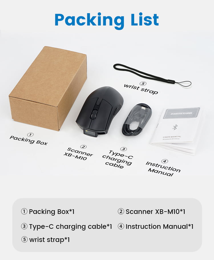 1D 2D barcode scanner