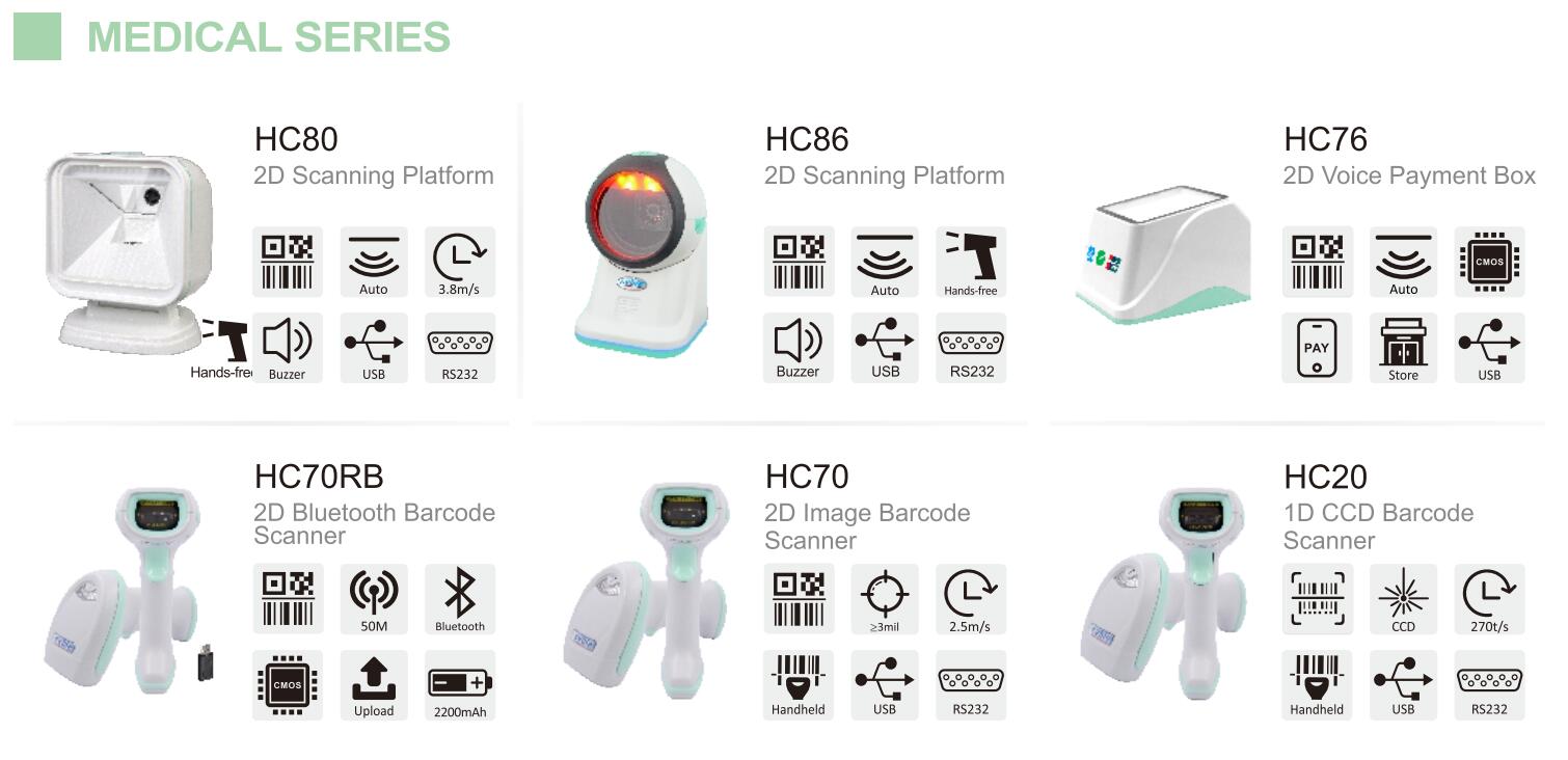 The differences between Healthcare Barcode Scanner and Other Barcode Scanners